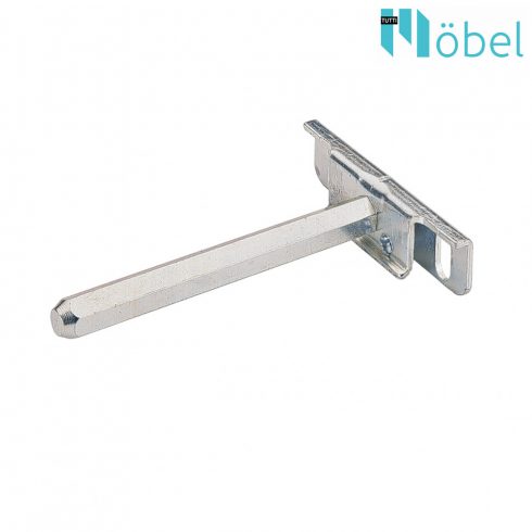 HETTICH 47661 SHELF SUPP.TITANIUM CHROME