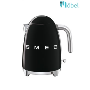 SMEG retro vízforraló,3D logó, fekete